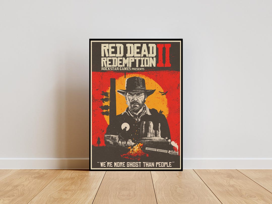 Red Dead Redemption 2 Poster, RDR2 Poster, Read Dead Redemption II ...