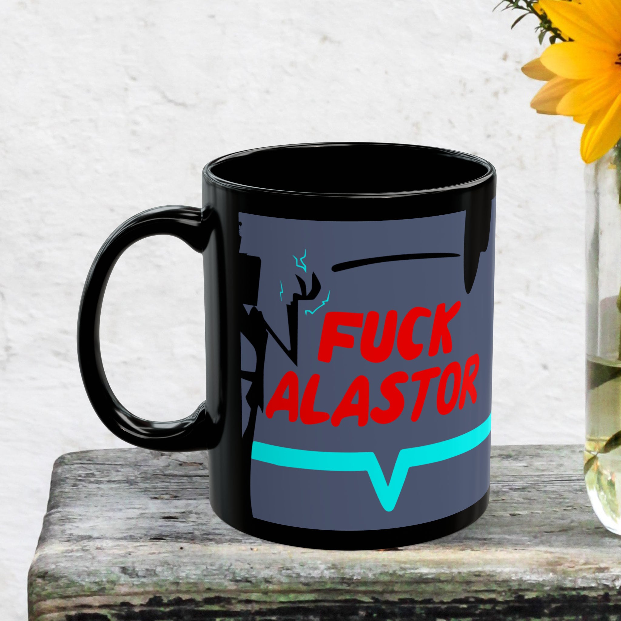 FUCK ALASTOR Vox's Coffee Mug || Hazbin Hotel Fan Inspired Vox Mug