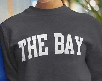 The Bay Sweatshirt For Women Collegiate Crewneck Sweater For Her