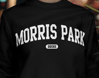 Morris Park Bronx NYC Sudadera Collegiate Crewneck para mujer para ella