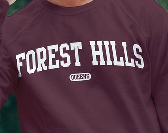 Forest Hills Sweatshirt Collegiate Crewneck Sweater Unisex