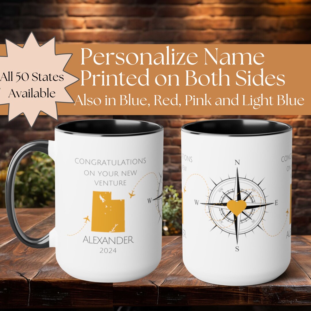 Utah Moving Away Gift 50 States Custom Moving Gift for Graduation Gift ...
