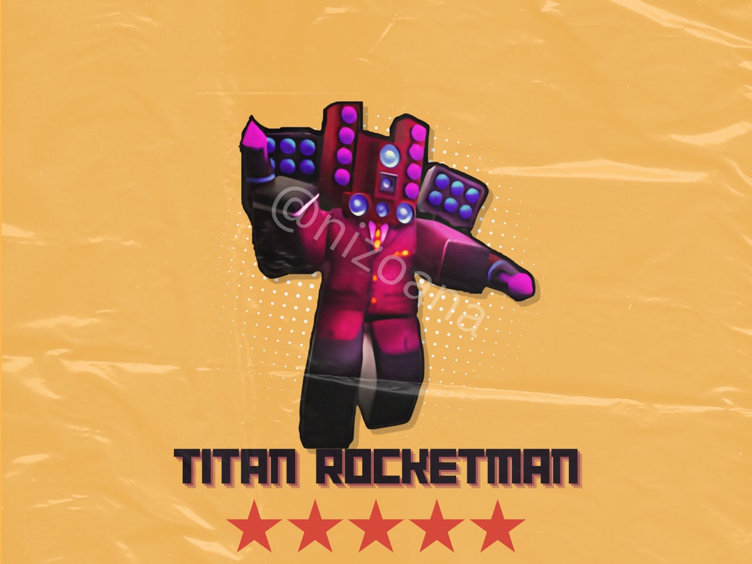 Skibidi Tower Defense Titan Rocket Man STD - Etsy