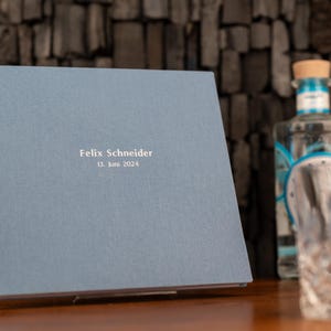 Baptism souvenir | Individual baptism wish book | Baptism gift | Godparent gift