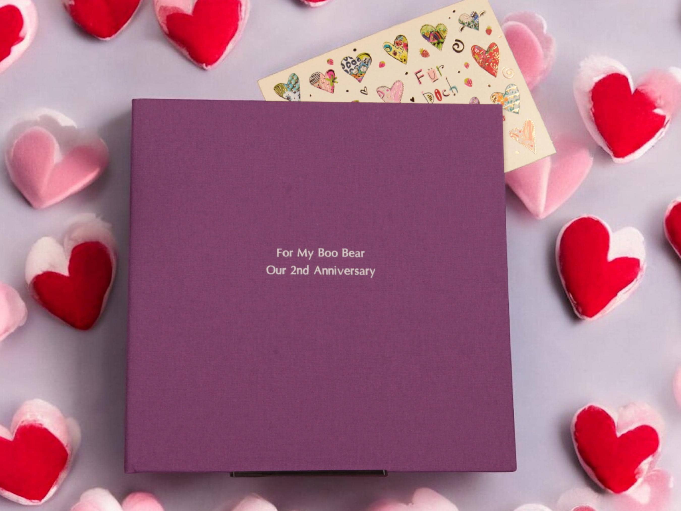 Personalized love book - ideal gift for anniversary, Valentine's Day or as a loving birthday gift, gift for boyfriend