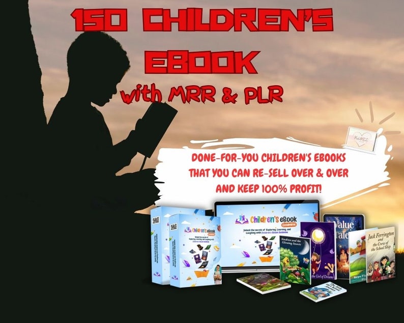 PLR Digital Product Children's ebook Master Reseller Right Digital Product Done for you ebooks bundle Digitables PLR INCOM r ights zdjęcie 1