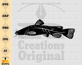 Cat Fish Svg | Png Dxf Jpg Eps | Cat Fish Design Svg | Cat Fish Silhouette | Cat Fish Clipart | Cat Fish Svg | Cat Fish Svg |