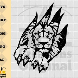 Lion Scratch Svg | Claw Scratch Svg | Lion Claw Svg | Lion Svg | Lion Decals | Lion Png | Lion Animal Svg | Animal Scratch