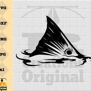Red Drum Tail Fish SVG: Fishing Clipart Cutfile (Digital Download)