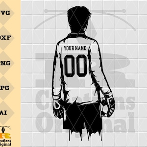 Soccer Goalkeeper Svg | Personalized Name | Goalkeeper Png | Sport Svg | Soccer Clip art | Digital Download | Cutting File | Png Dxf Jpg Eps