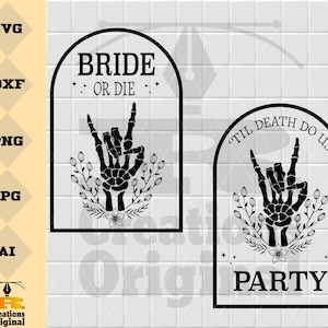 Despedida de soltera SVG: Clipart vectorial de novia (descarga digital)