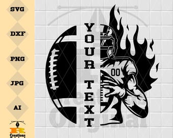 Football Player Svg | Football Name Svg | Football Svg | Football Team | Football Season | Football Player Png | Football Shirt Svg | Png