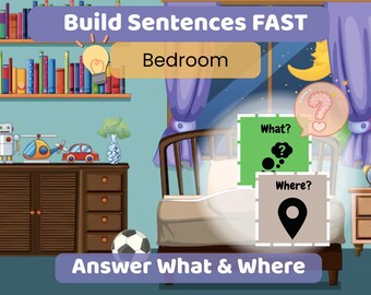 Help Your Toddler Talk | Speech Delay Activities | WH Questions Printable | Autism & Preschool Communication