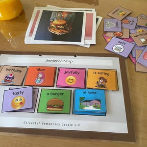 Colourful Semantics Level 5-7: Preschool Speech Therapy Visual Aids ...