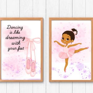 Póster de baile para amantes del baile, arte mural de baile, imprimible para bailarín, regalo para bailarina, impresión para decoración, arte mural femenino.