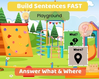 Speech Delay Help for Toddlers | WH Questions Activity | Preschool Communication Printable | Autism Support