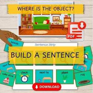 Sentence Building Activity: Prepositions & Nouns - Homeschool Learning
