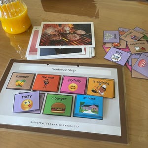 Colourful Semantics Level 5-7: Preschool Speech Therapy Visual Aids ...