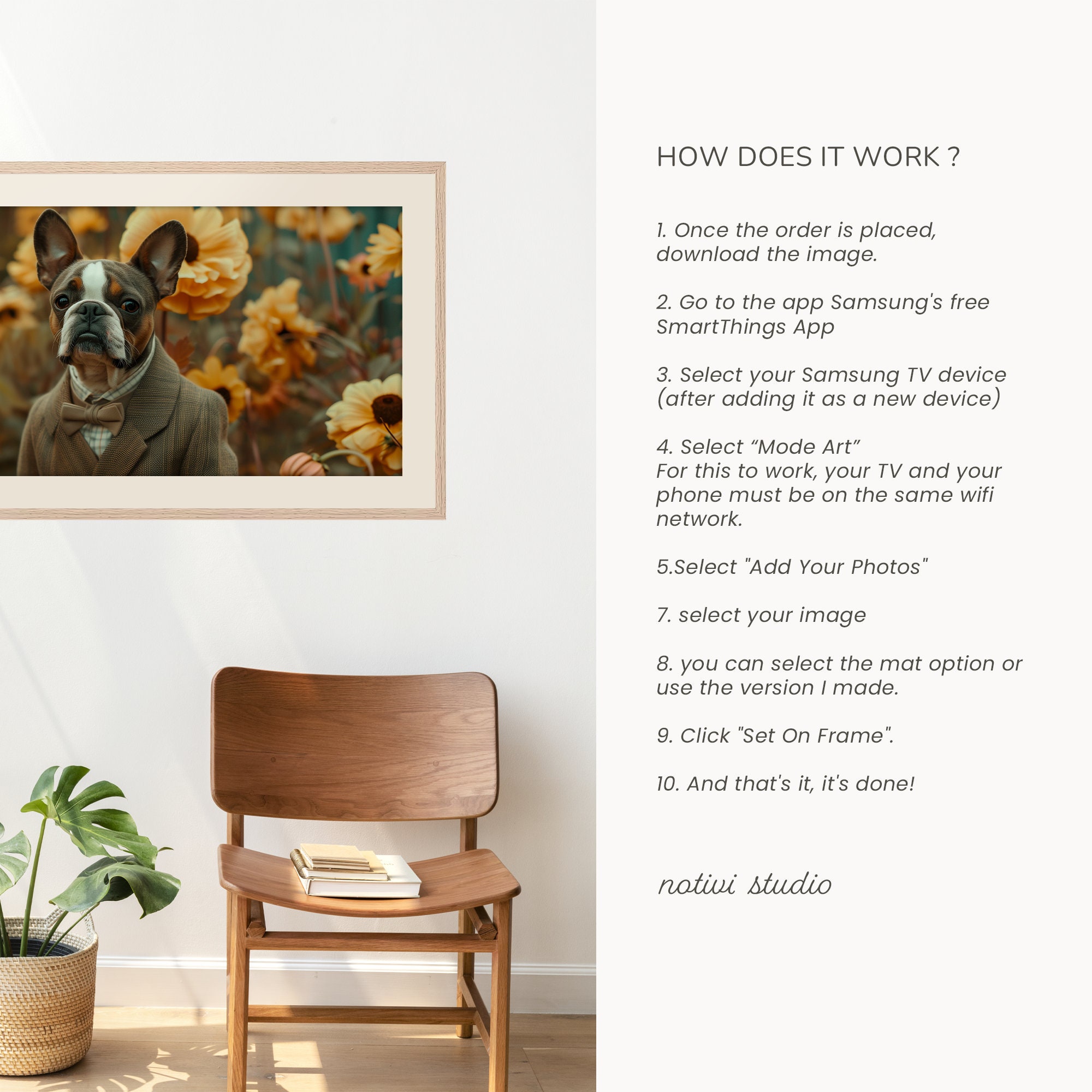 Samsung Photo Frame for Tv Wes Anderson Movie Style Wall Art for ...
