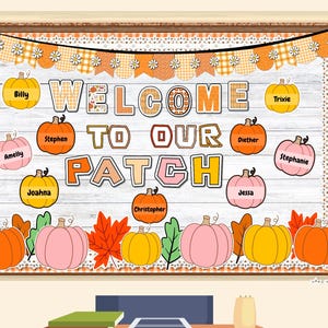 Fall Bulletin Board Kit | Fall Autumn Decor | Bulletin Board Kit | Autumn Bulletin Board I Fall Classroom BulletinI Editable in Powerpoint