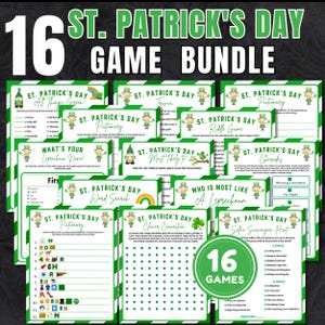 St Patricks Day Games,St Patricks Games Bundle,St Patricks Day Games Printable,St Patricks Day Games for Kids,St Patricks Classroom Games