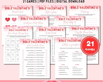 Valentine's Bible Games | Christian Party, Church Activities (Printable)