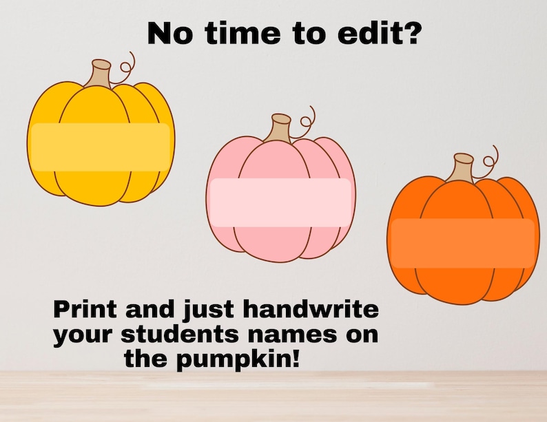 Fall Classroom Bulletin Board Kit | Printable Autumn Decor - Etsy