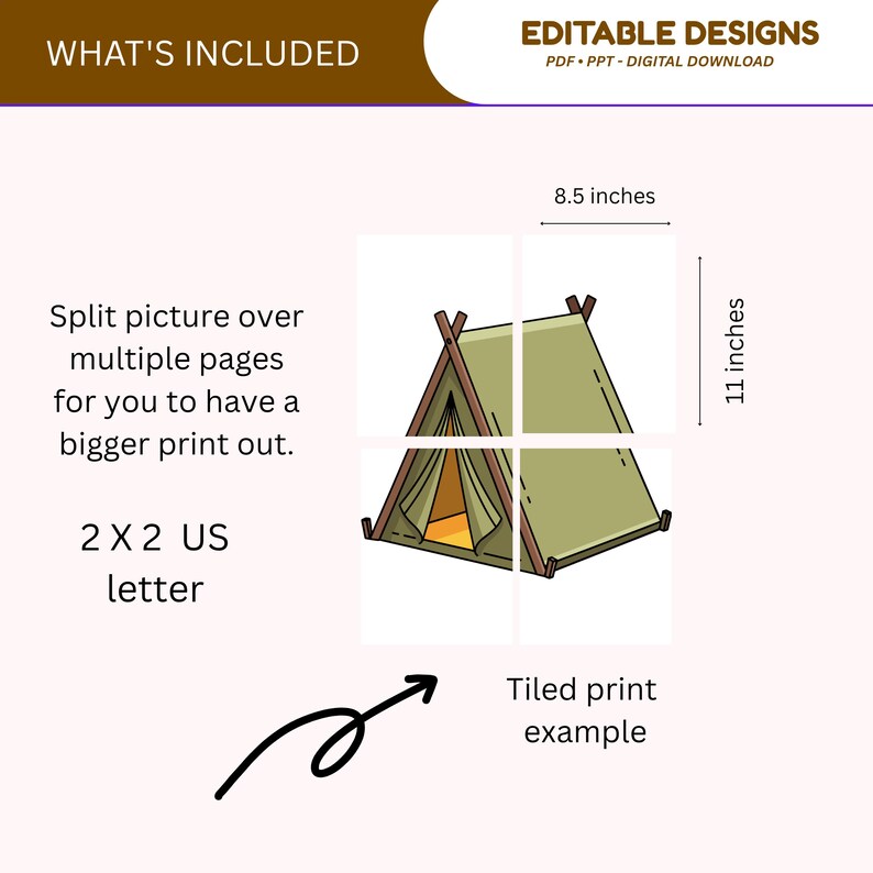 Summer Camp Bulletin Board Kit | Camping Classroom Decor (digital ...
