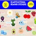Motivational Reward Stickers, Teacher Stickers (PNG, SVG Digital ...