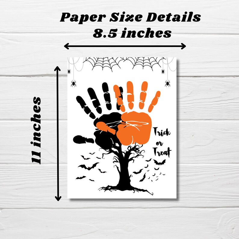 Halloween Handprint Art Bundle Kids Activity printable Etsy Halloween Handprint Art Bundle Kids Activity printable Etsy