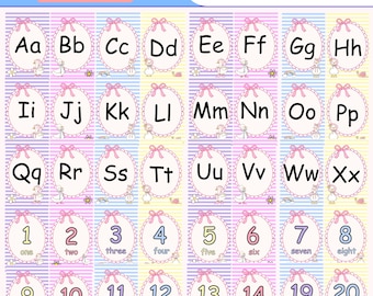 Silly Goose Alphabet Posters | Number Posters Bundle (Digita Downlod)