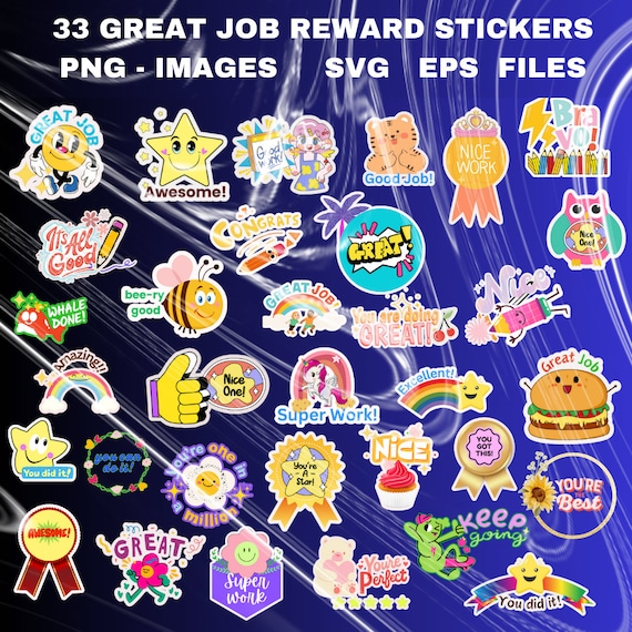 Small Reward Stickers For Kids, 1008 Pc. Sticker Pack For Teachers, Classroom, Small Motivational Class Supplies For Students, Boy Girl Toddler Good On 6 thumbnail image