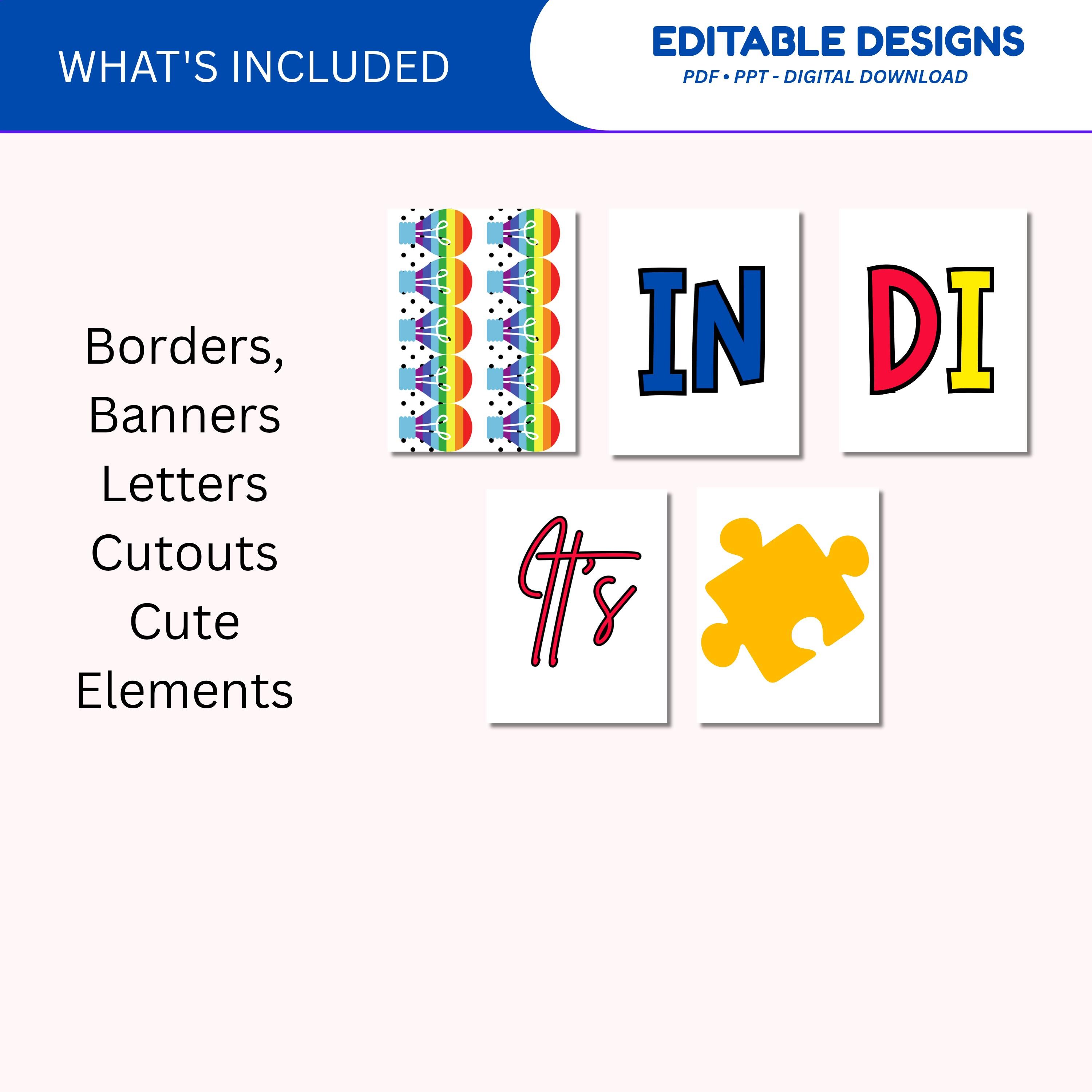 Autism Awareness Bulletin Board Kit: Special Education Classroom ...