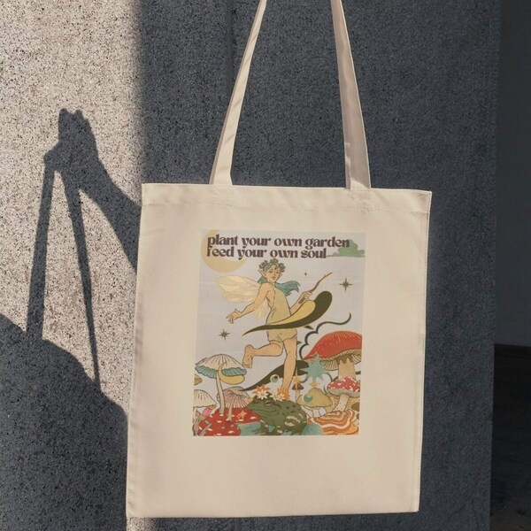 Vintage Fairy - Aesthetic Tote Bag