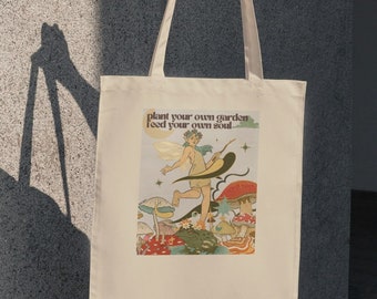 Vintage Fairy - Aesthetic Tote Bag