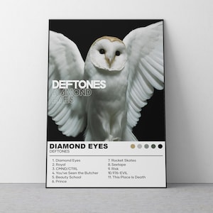 Diamond Eyes - Deftones Album Poster, Diamond Eyes Deftones Digital Print, Diamond Eyes Album Cover Poster