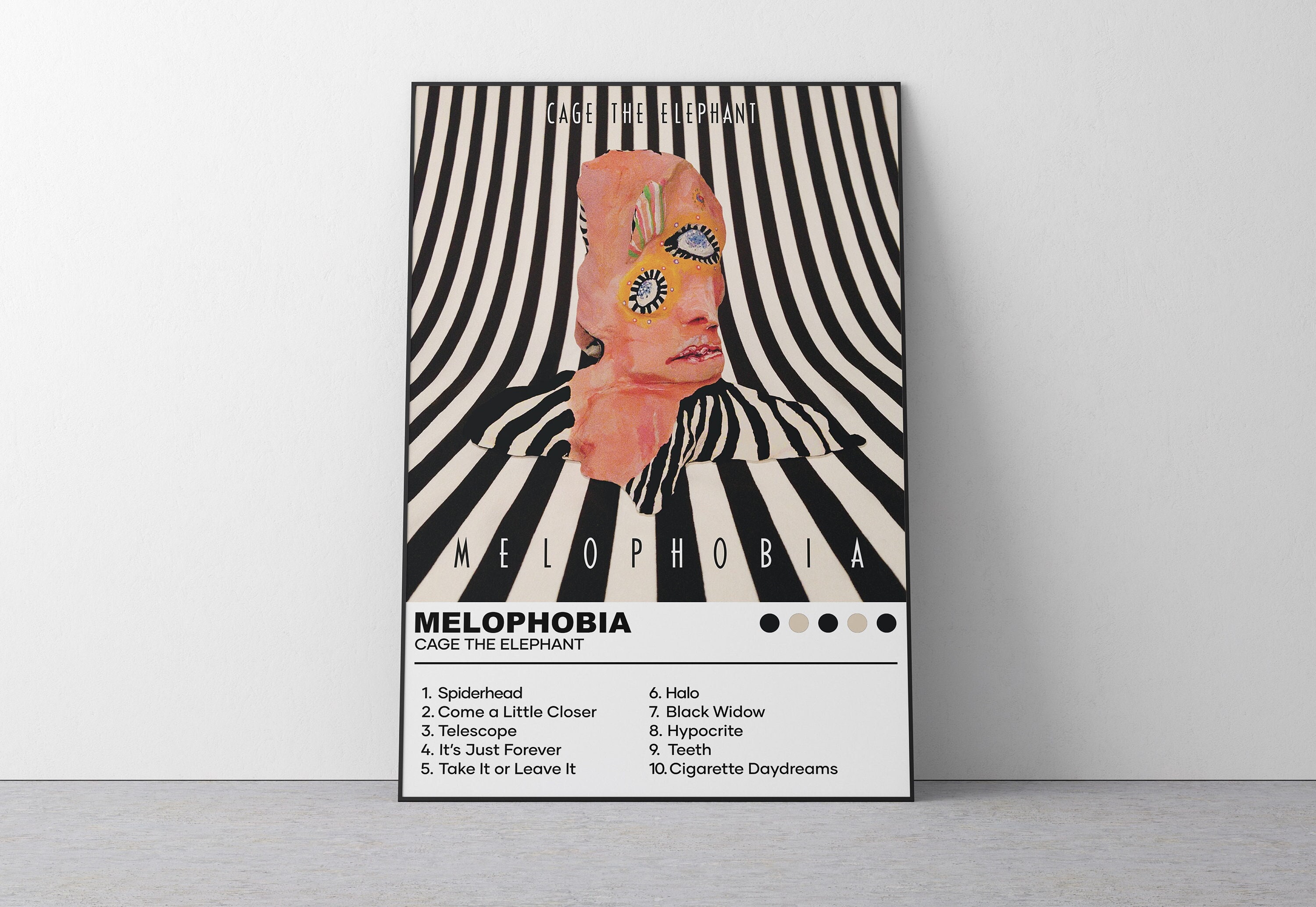 Tame Impala Currents Moderne ultra heldere muurdecoratie prints