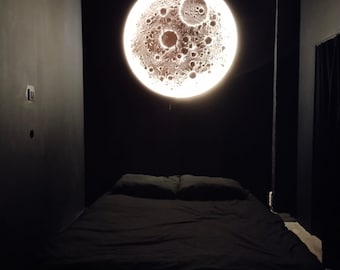 3D Moonlight Led Sign Illuminated Moonlight Wall Art Lighted Moonlight Product Led Lights  Home Wall Decor Wall Led Moon Plaster Wall Decor