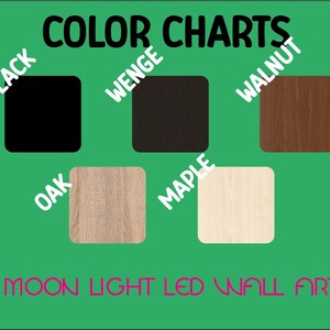 Half Moon Moonlight Led Sign Illuminated Moonlight Wall Art Lighted ...