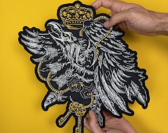 GOLDEN EAGLE Patch: Iron-On Large Back Patch