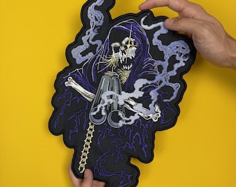 GHOST GUN Back Patch for custom vest,Iron on Patch