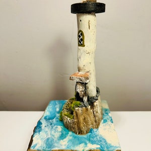 Handmade Driftwood Lighthouse image 6
