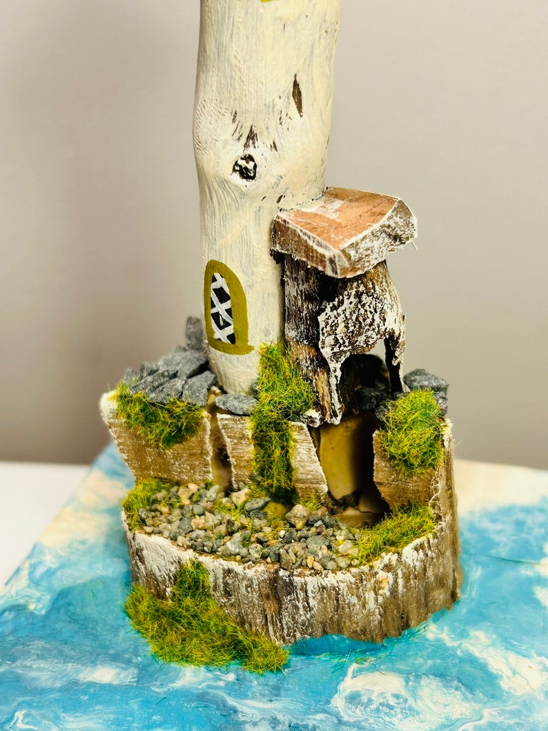 Handmade Driftwood Lighthouse image 7