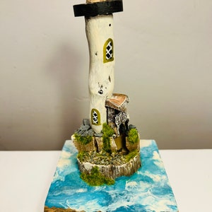 Handmade Driftwood Lighthouse image 2