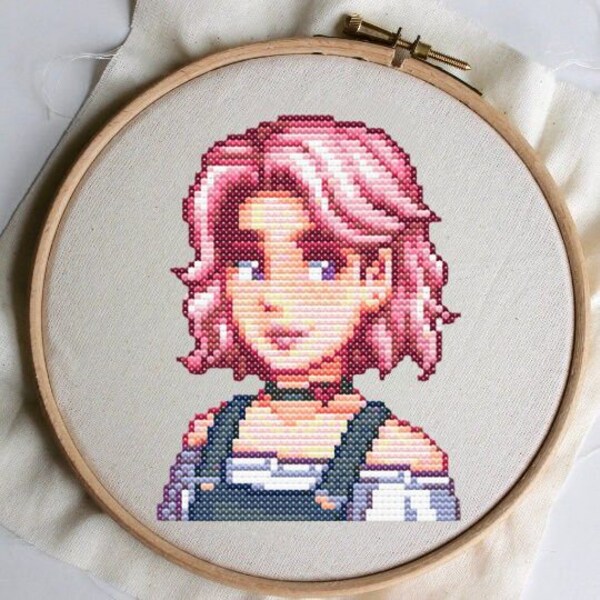 Stardew Valley Sophia Cross Stitch Pattern Instant Download