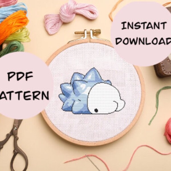 Pokemon Snom Cross Stitch Pattern Instant Download