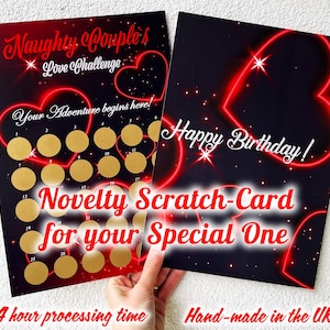 Biglietto gratta e vinci originale, biglietto gratta e vinci, regalo romantico, 30 pose romantiche uniche, regalo di anniversario, regalo di compleanno, regalo di Natale, regalo divertente