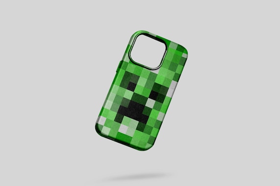 Creeper Pixel Art Phone Case | Gamer Tough Case
