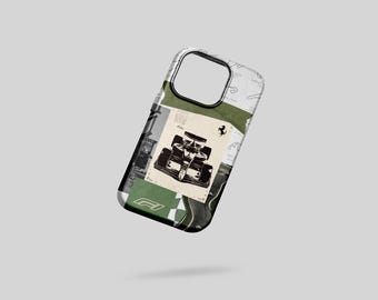 Vintage Formula 1 Race Car Phone Case | Motorsport Circuit Graphic