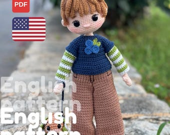 Huckleberry Pie Amigurumi Crochet Pattern: Strawberry Shortcake Doll (PDF Pattern)